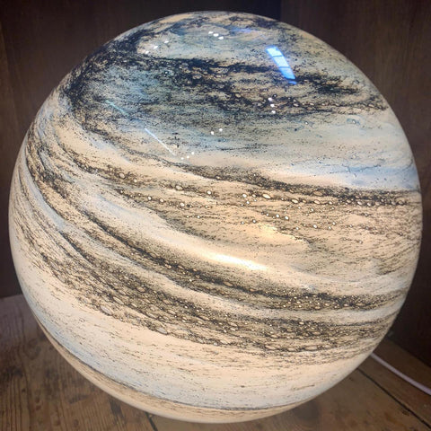 Glass Moon Lamp