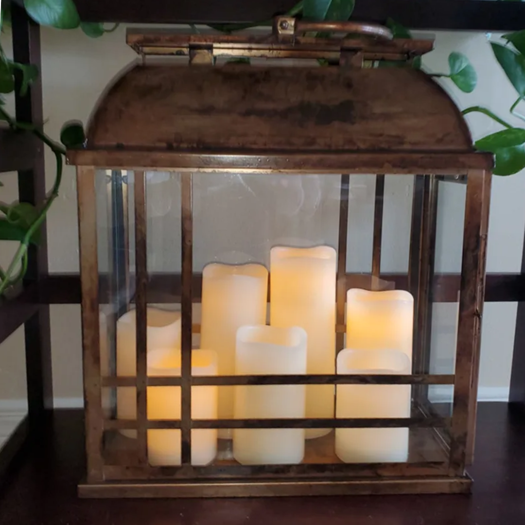 Flameless Melted Candles