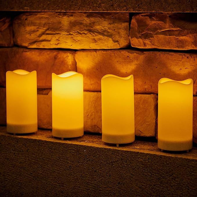 Flameless Melted Candles