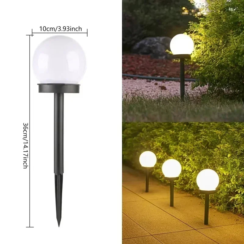 Solar Pathway Globe Lights