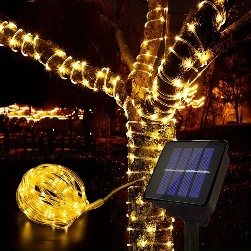 Solar Waterproof LED Rope Lights