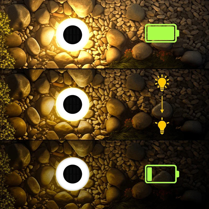 Solar Outdoor Pathway 4-Piece Lights