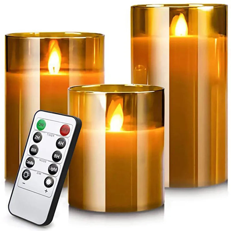 Flameless Candle 3-Piece Set