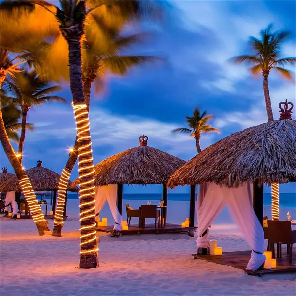 Solar Waterproof LED Rope Lights