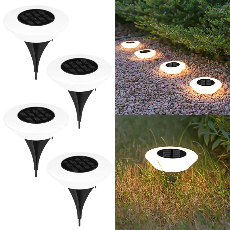 Solar Outdoor Pathway 4-Piece Lights