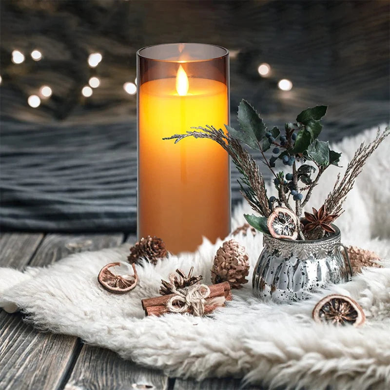 Flameless Candle 3-Piece Set