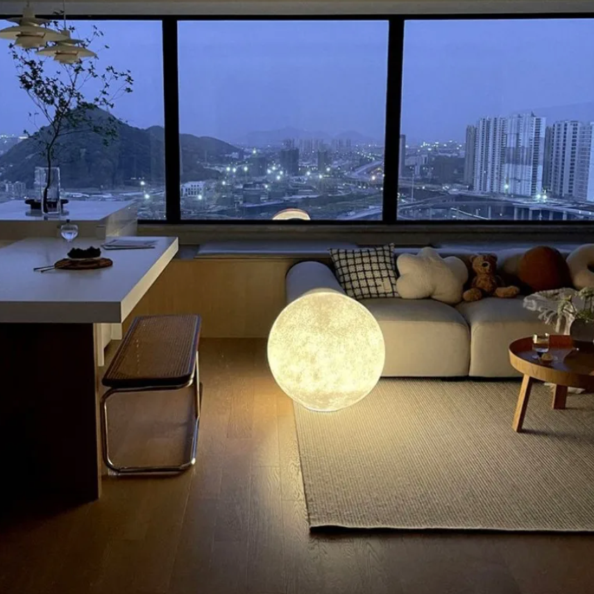 Floor Moon Lamp