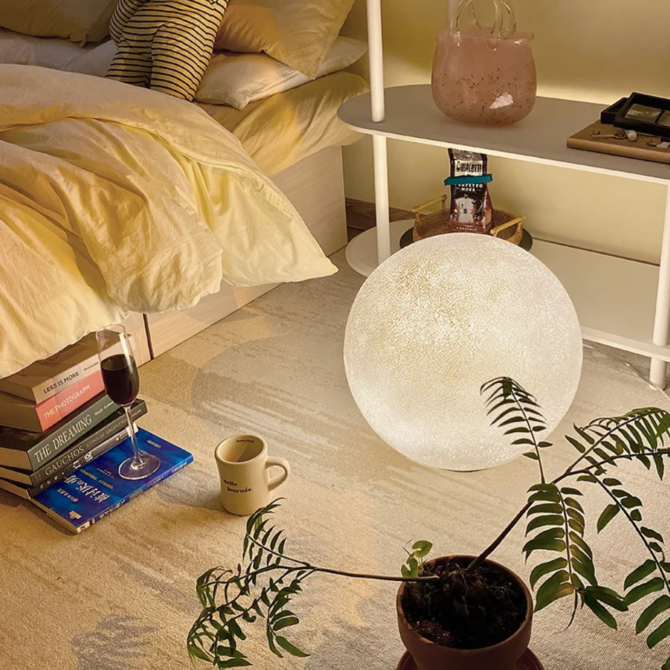 Floor Moon Lamp