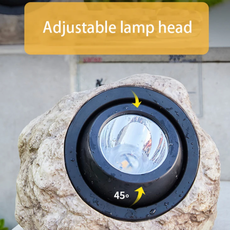 Solar Stone Pathway Lights