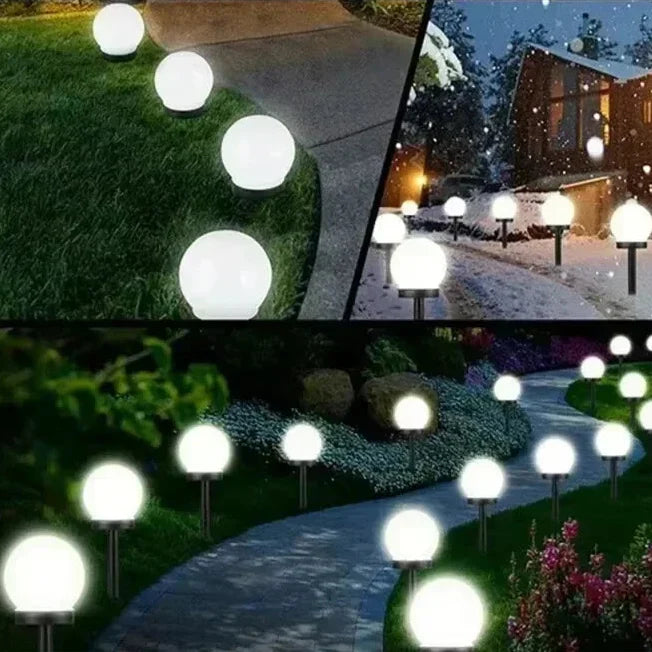Solar Pathway Globe Lights