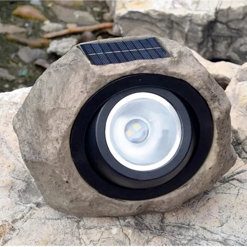 Solar Stone Pathway Lights