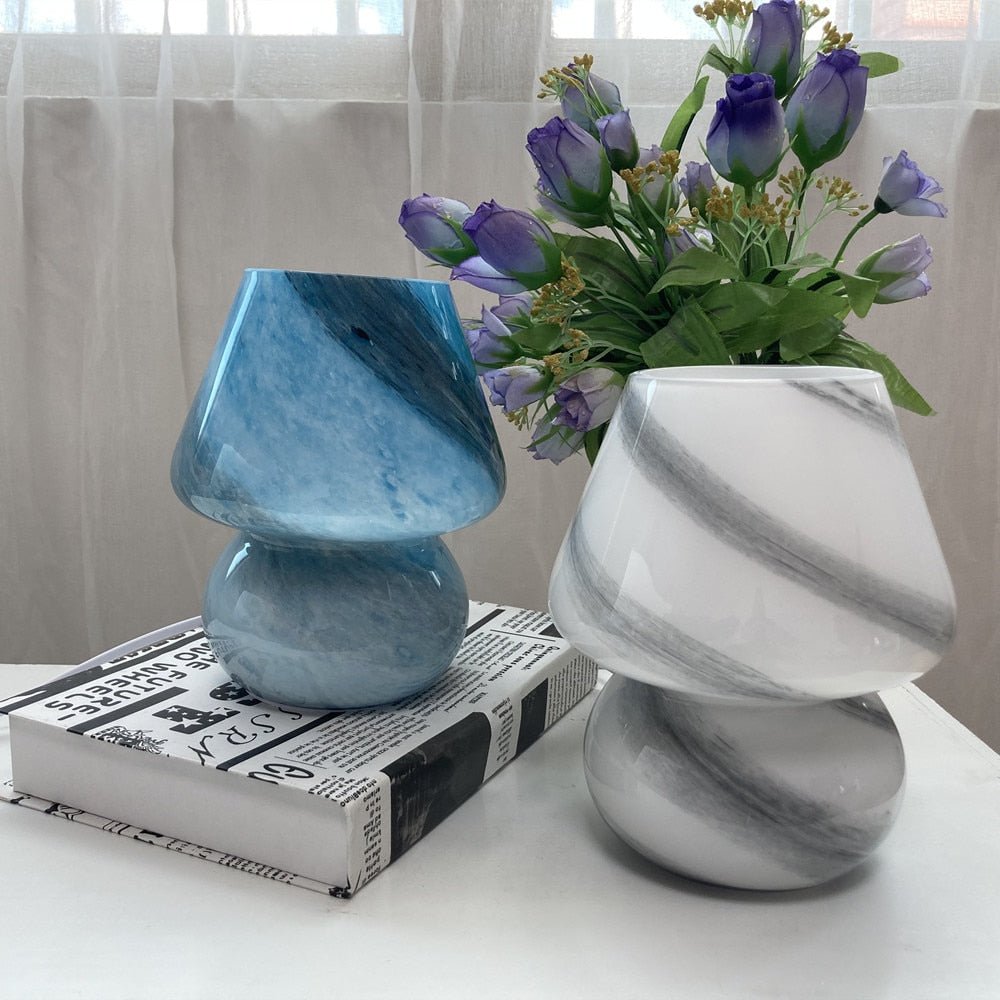 Glass Mushroom Lamp