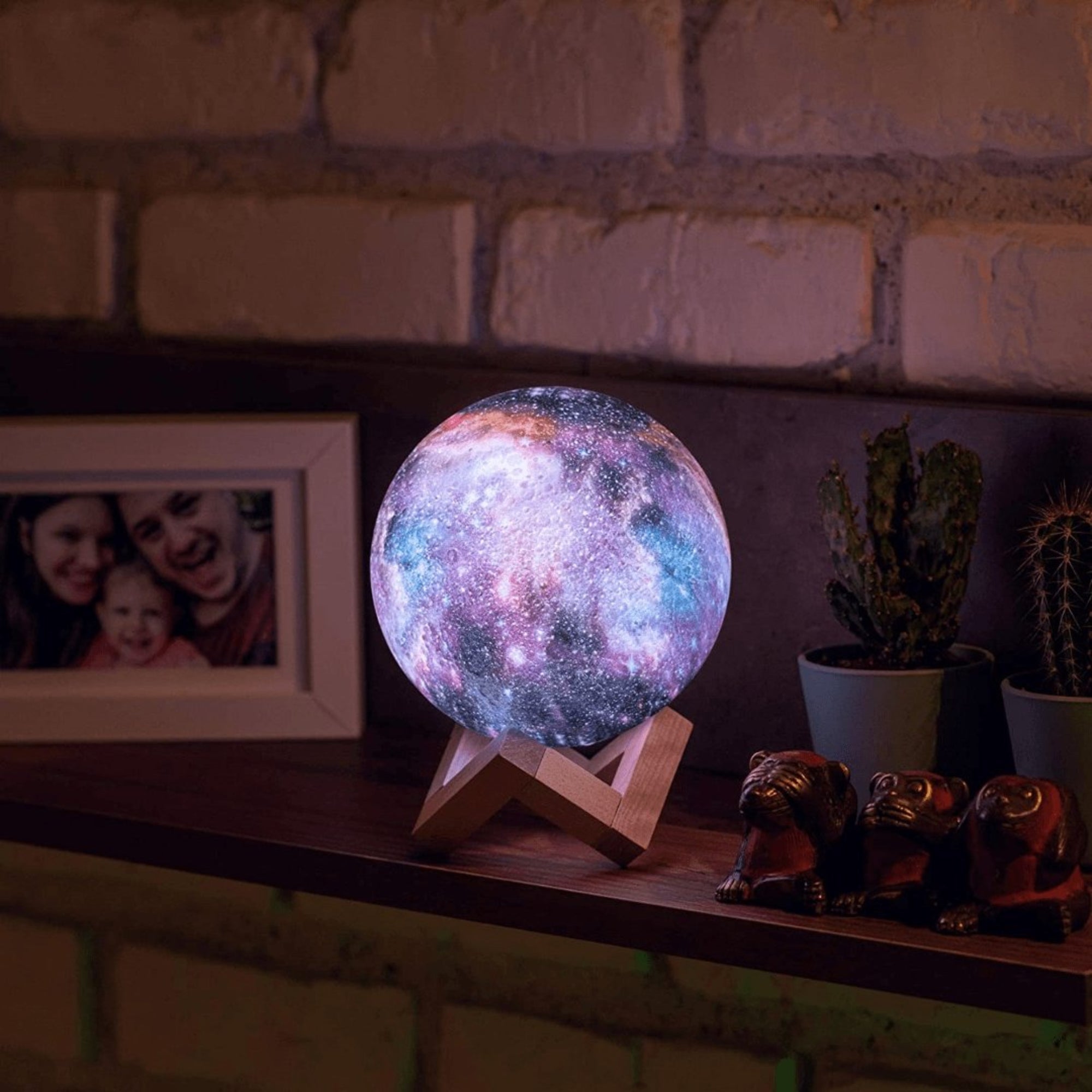 Galaxy Moon Lamp