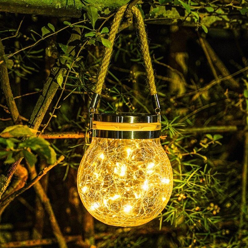 Solar Glass Globe Lantern