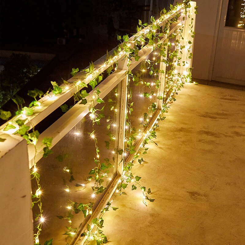 Solar Ivy String Lights