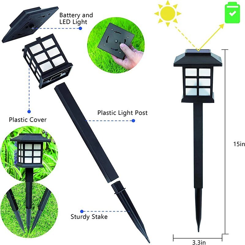 Solar LED Pathway Lanterns