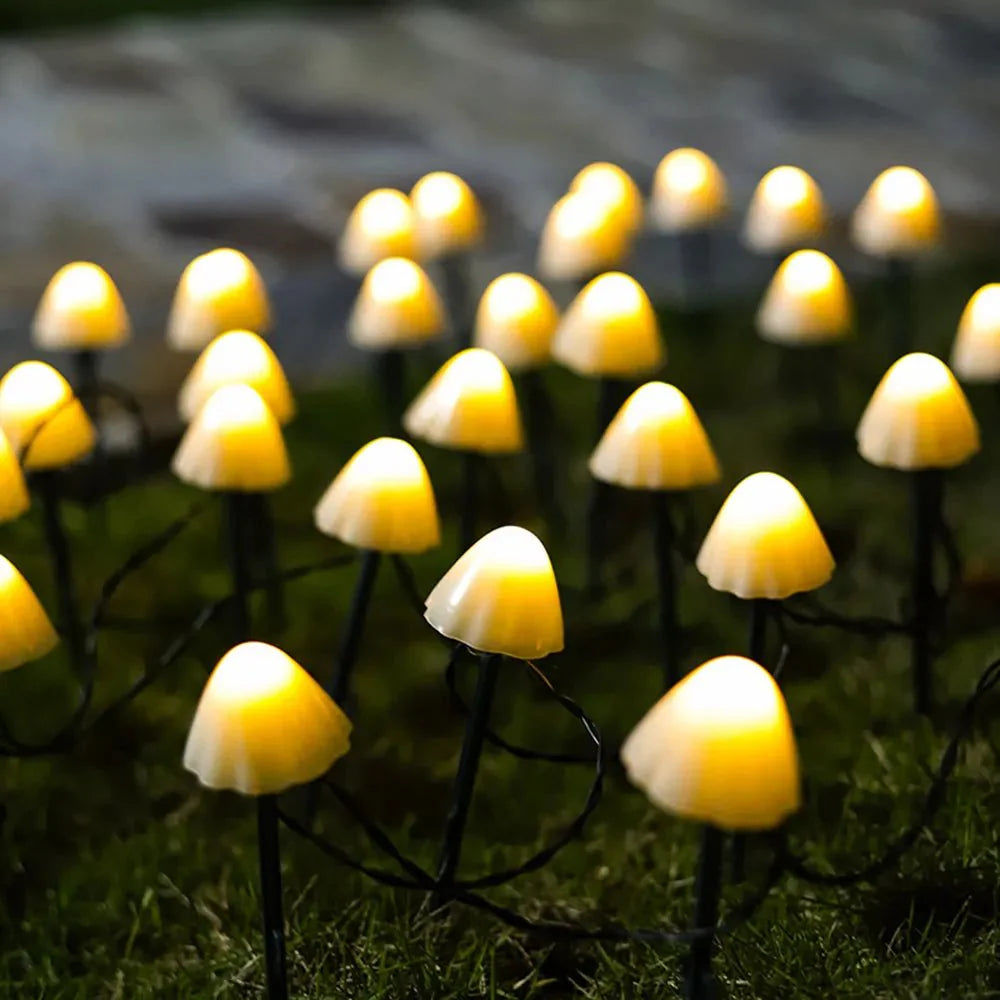 Solar Mushroom Garden Lights